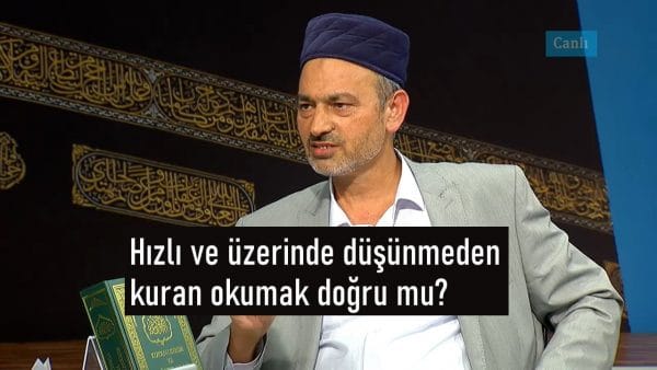 Hızlı ve üzerinde düşünmeden kuran okumak doğru mu?